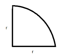 area of a quadrant of a circle