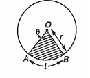 area of sector of a circle